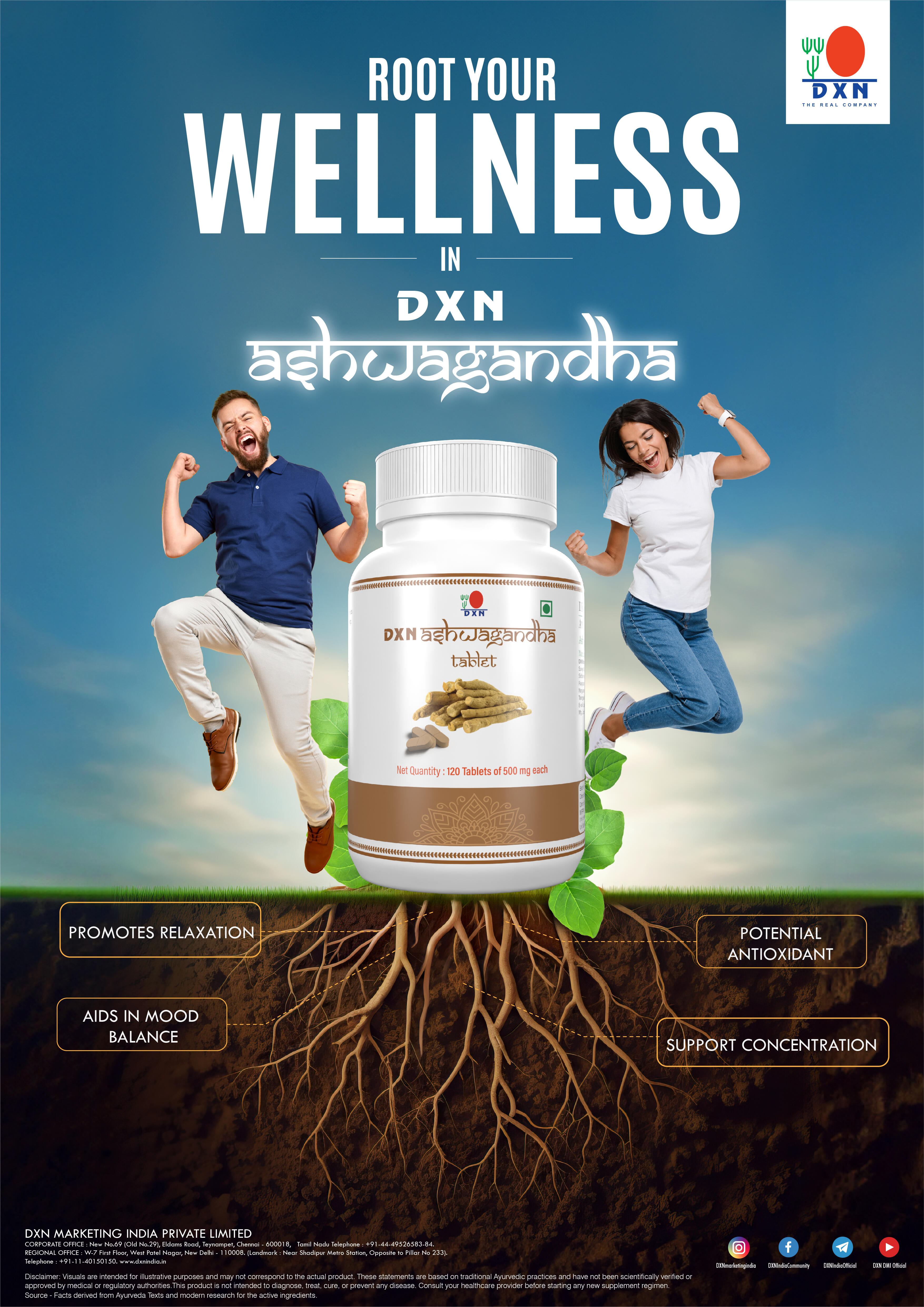 DXN Ashwagandha Tablet 120's