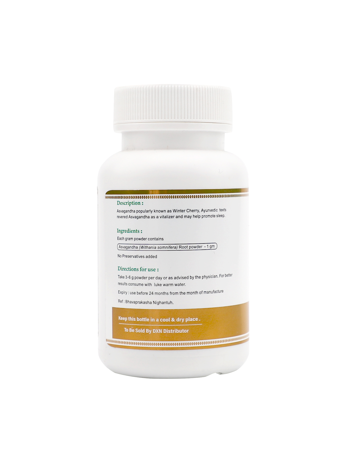 DXN Asvagandha 50g Powder