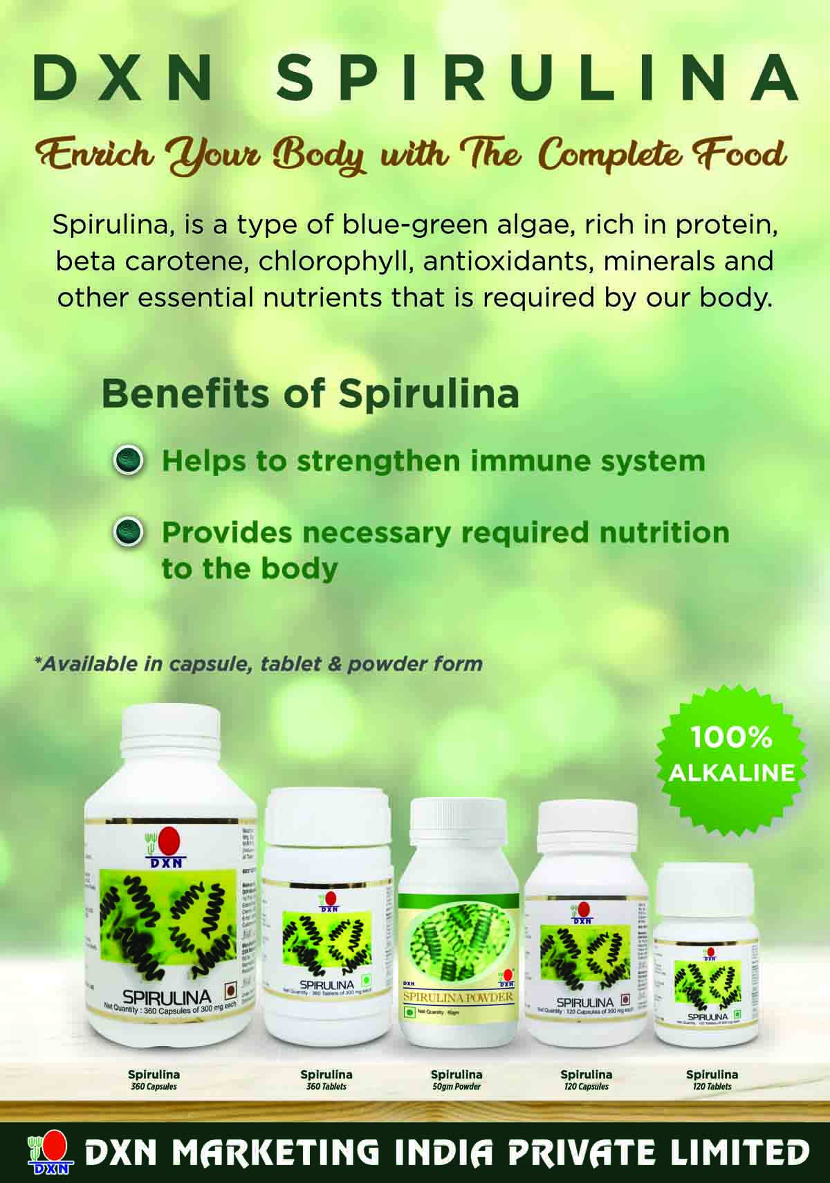 DXN Spirulina